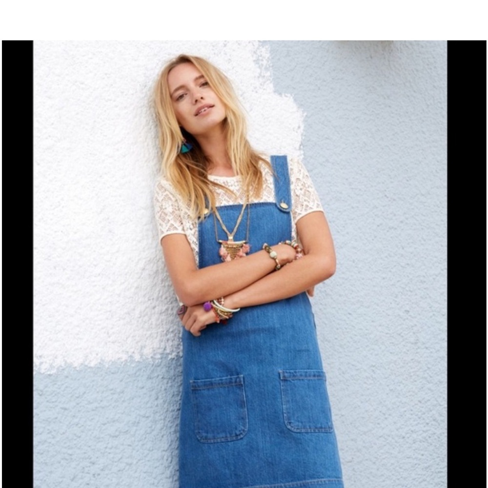 Sezane Blue Mini Dress
